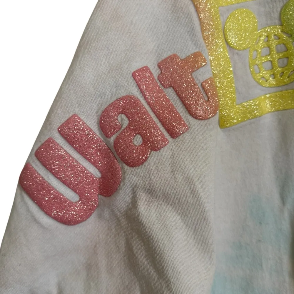 Disney Parks Spirit Jersey Disney World Tie Dye Cotton Candy shirt Large - Image 4