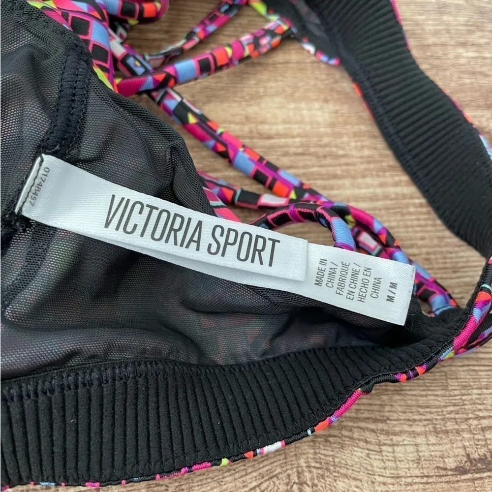 Victoria's Secret Print Razorback Sports Bra Size Medium - Image 3