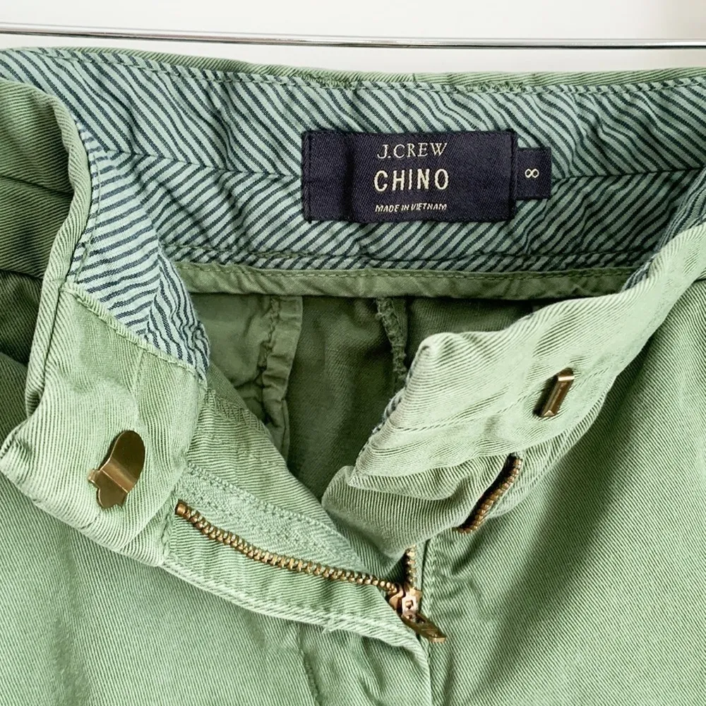 J. Crew Green Chino Shorts 8 - Image 4