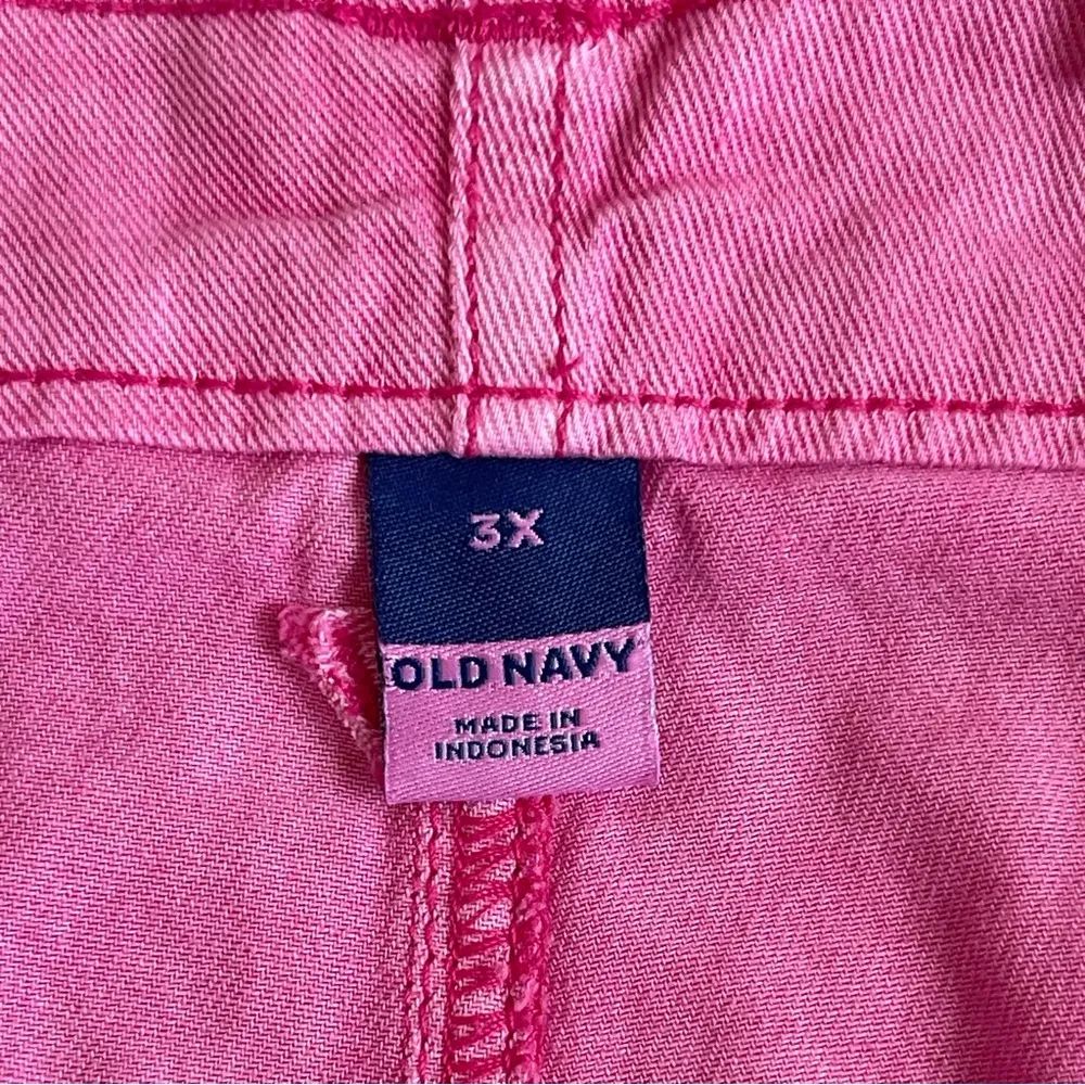 Old Navy Women’s Extra High Waist Tie Front Cargo Shorts Plus Size 3X Workwear - Image 9