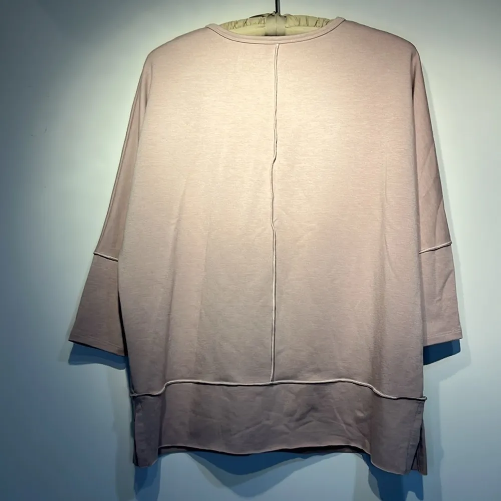 Spanx Women's Perfect Length Dolman 3/4 Sleeve Top Oat - Image 5