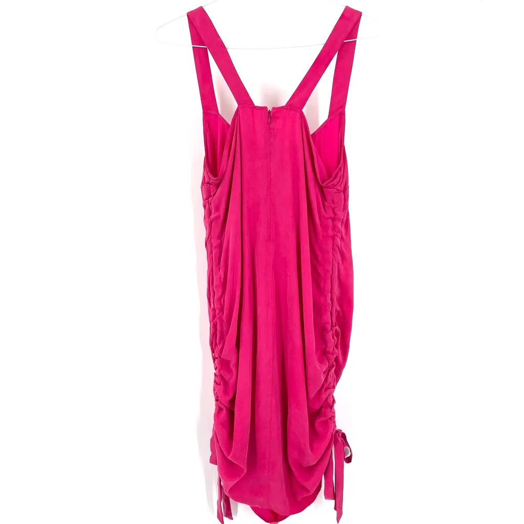 LOVERS AND FRIENDS NWT Tina Ruched Mini Dress in Hot Pink - Image 6