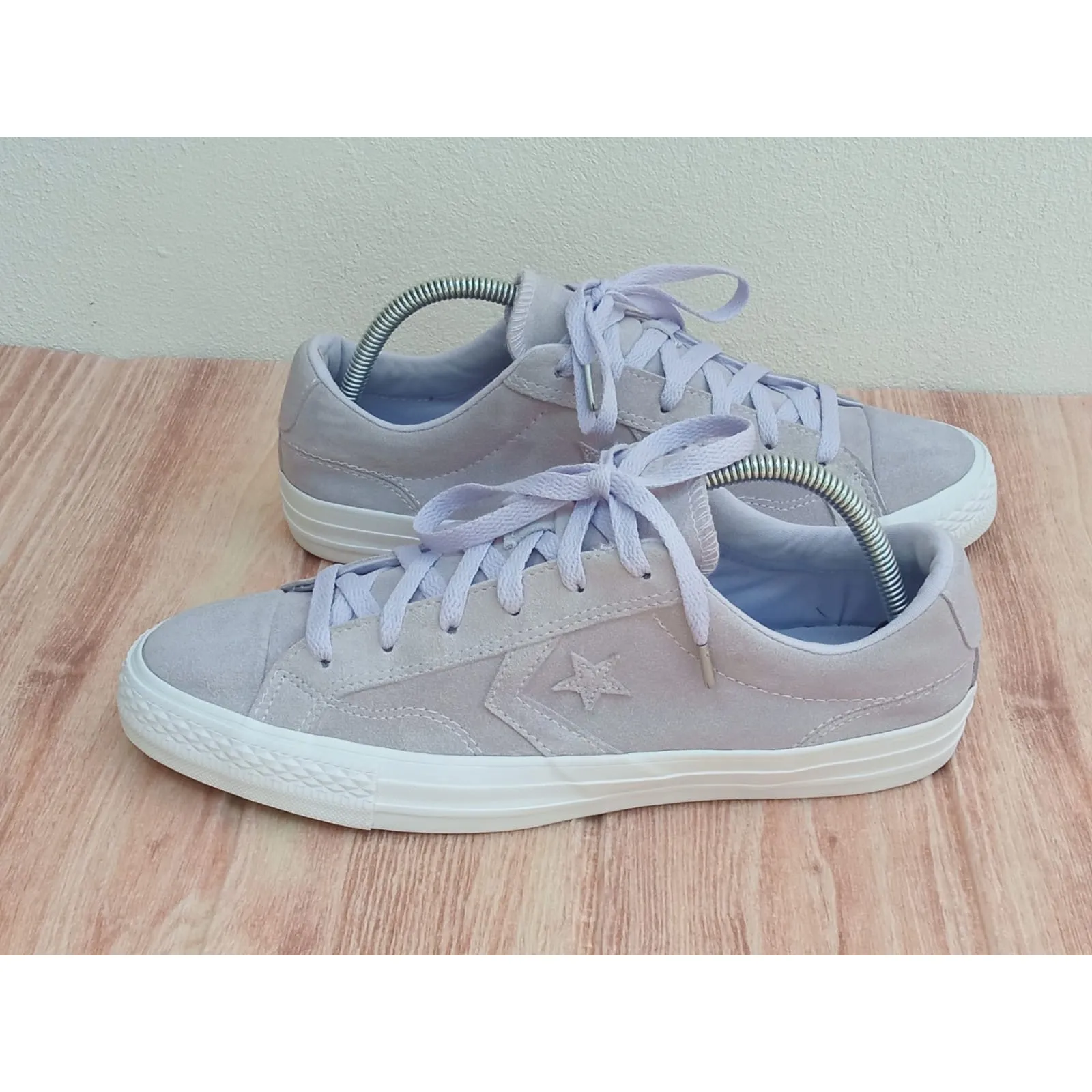 Converse Chuck Star Player Ox Purple White Suede Sz 8 Mens 10 Women’s 162661C - Image 3