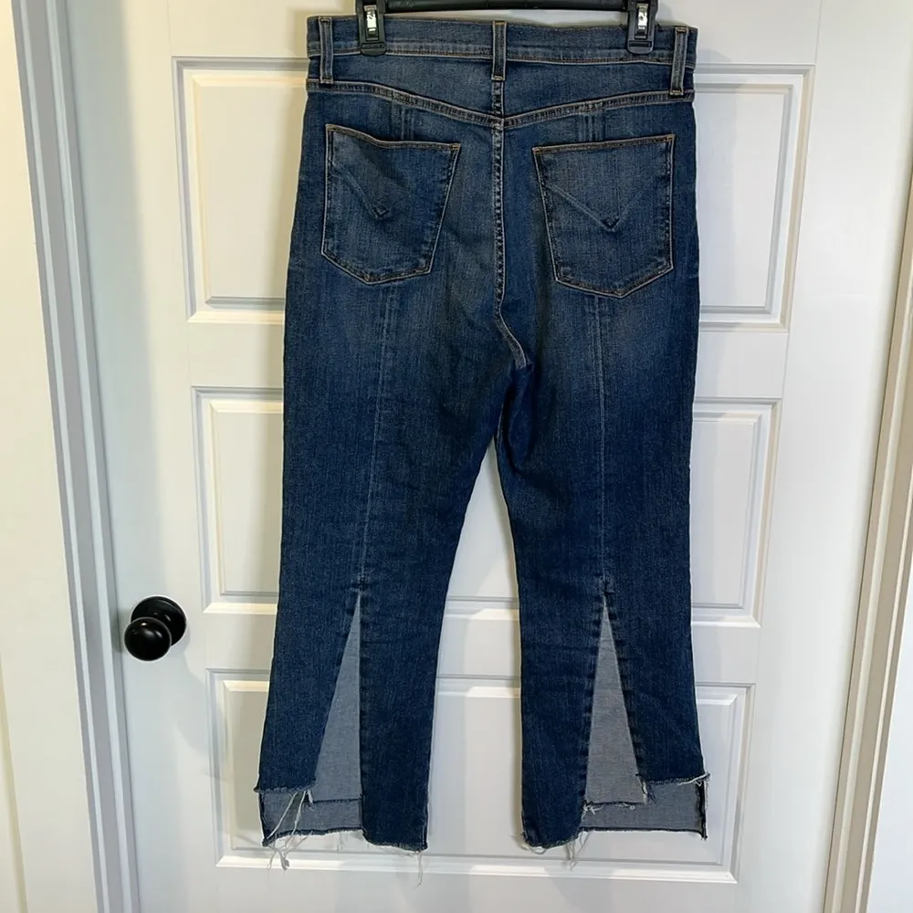 Hudson Jeans  Holly High Waisted Flared Cropped 31 - Image 7
