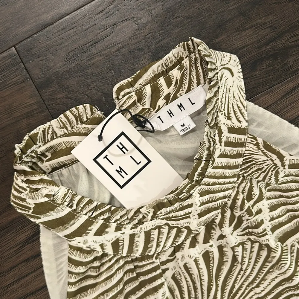 NWT THML Halter Neck Midi Dress Sz M - Image 6