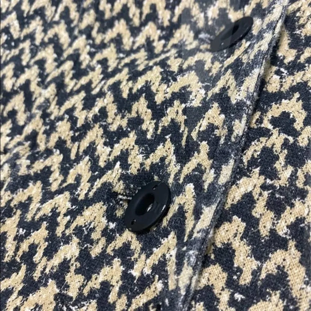 Hurley  Winchester‎ Chevron Print Blazer Tan Small - Image 6