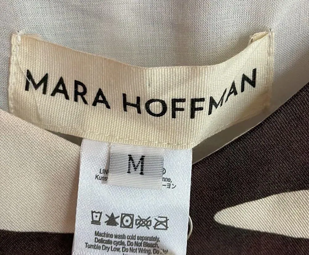 Mara Hoffman Zebra Tank Top Cream Brown Multi - Image 9