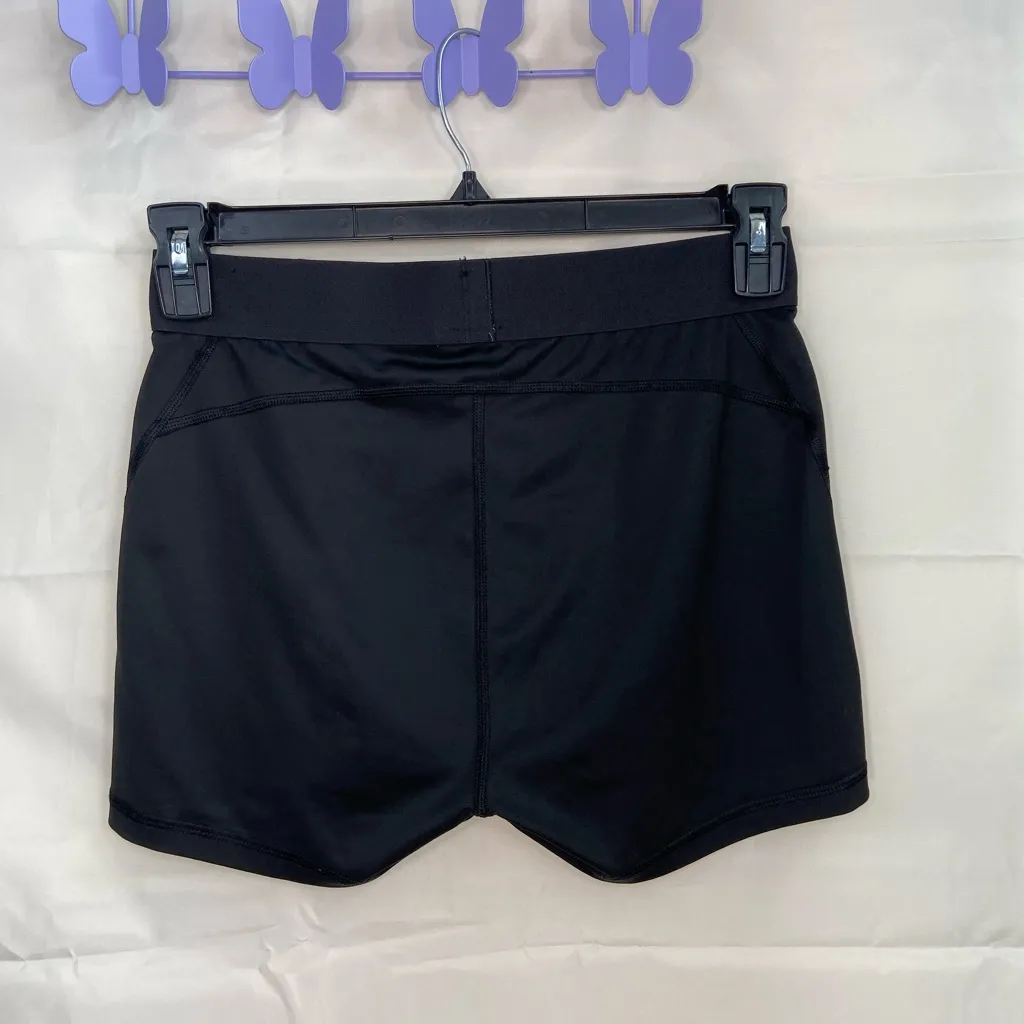 EUC‎ Victoria’s Secret SPORT women’s black elastic stretch spandex active shorts - Image 4