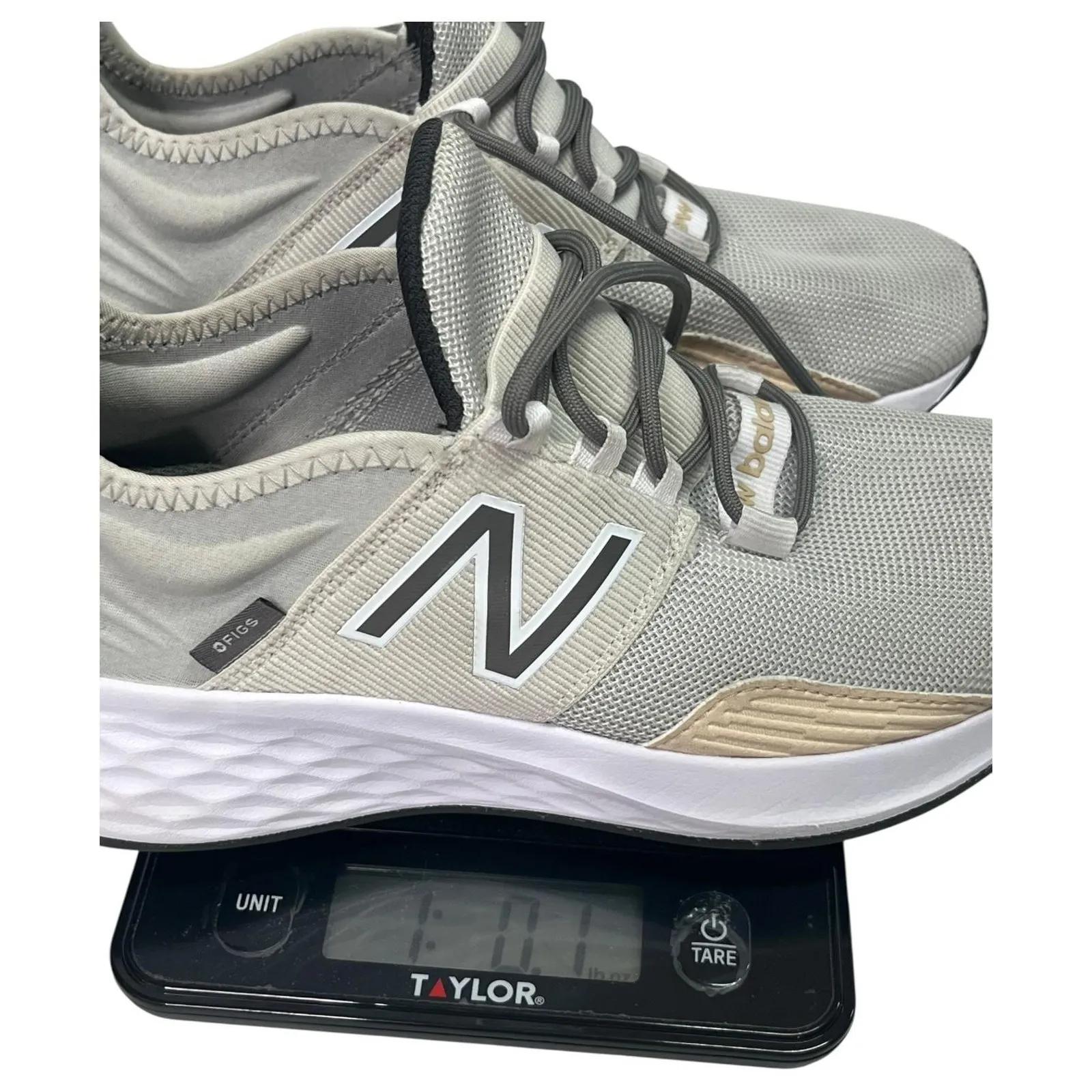 New Balance Figs Running Shoes Womens 5.5 Gray Fresh Foam Roav Ultra Comfort - Image 11