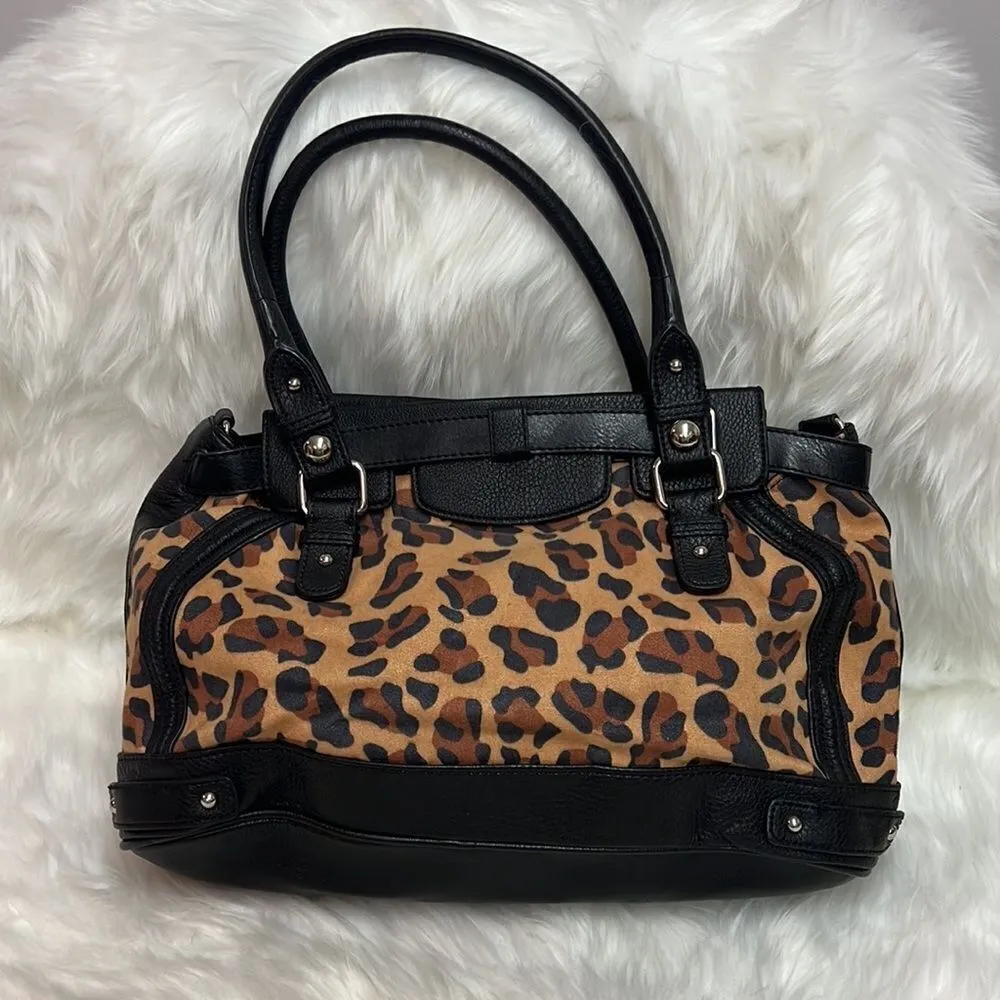 Nine West Leopard Print Shoulder Bag B30 - Image 5