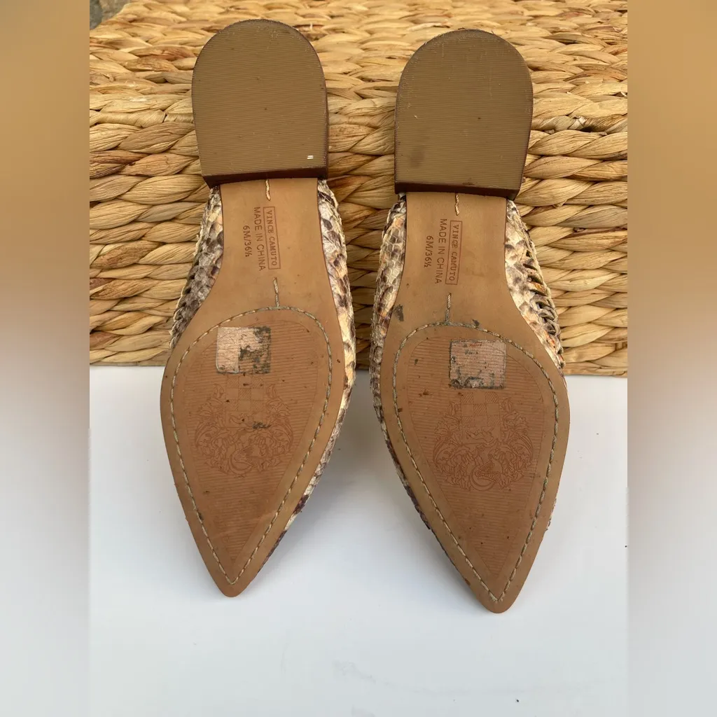 Vince Camuto  rattlesnake mules Size 6 - Image 3