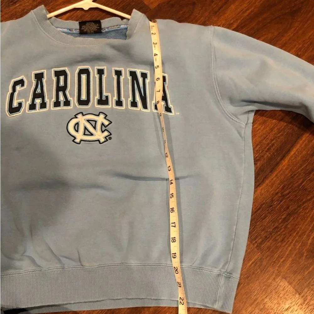 Vintage Carolina Blue North Carolina Tar Heels crewneck - size medium/large - Image 5