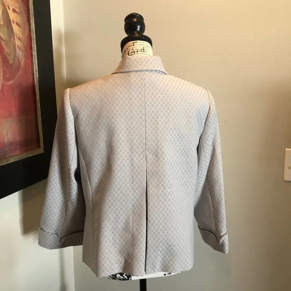 GIORGIO SANT’ ANGELO suit Jacket Blazer Gray Size 12 formal wedding business - Image 5