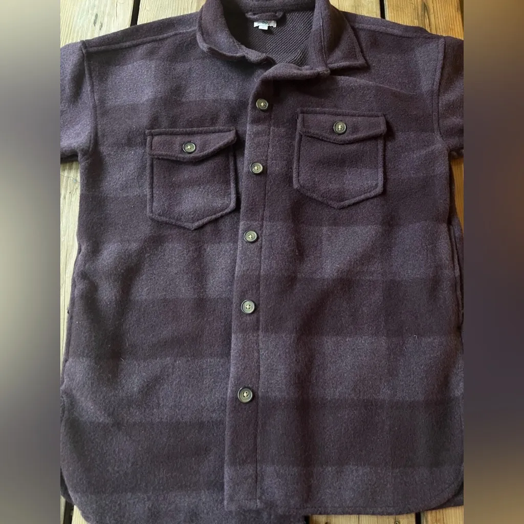 DIP Purple Womens Trench Coat Size M - Image 4