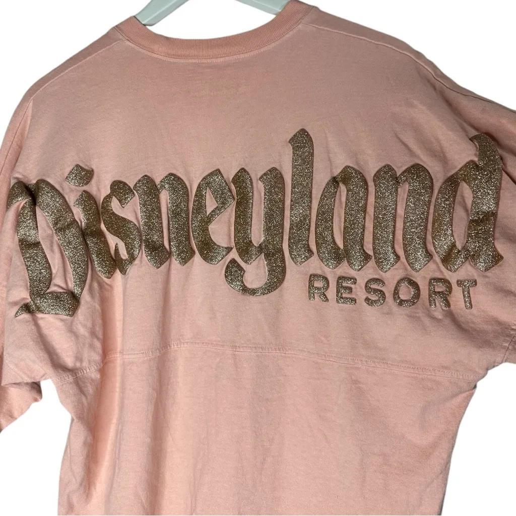 Disney Parks Disneyland Resort Spirit Jersey Peach Gold Small - Image 3