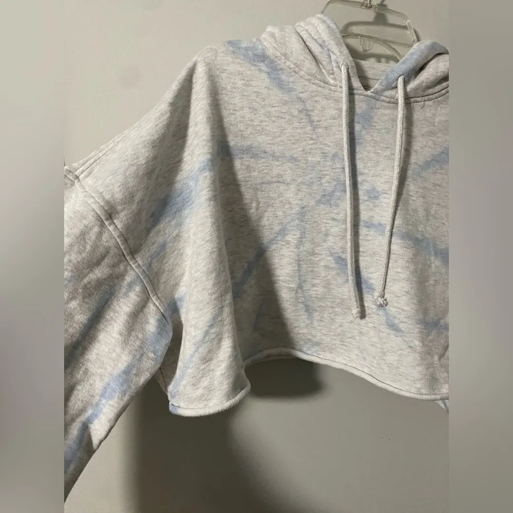 Divided  Tie Dye Cropped Sweatshirt - Image 2