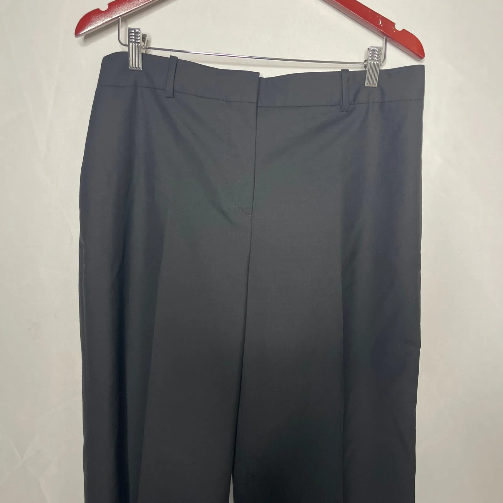 The Row 100% wool black wide leg Padres pants sz 10 - Image 9