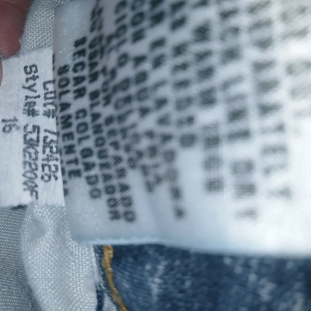 Lei 16 38x30 Red Contrast Stitched Pocket Flare Jeans Plus Size 30 - Image 10