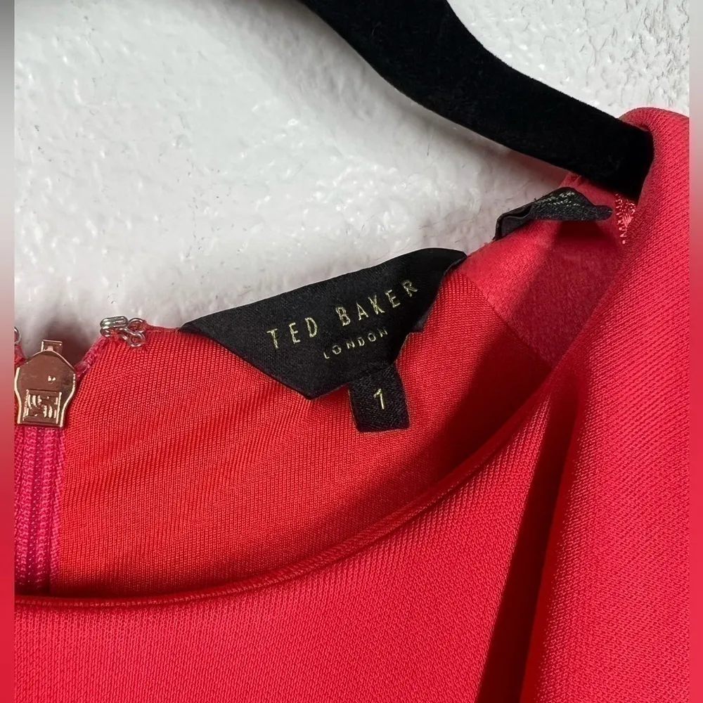 NWOT TED BAKER Sontie Ruffle Dress - Image 4