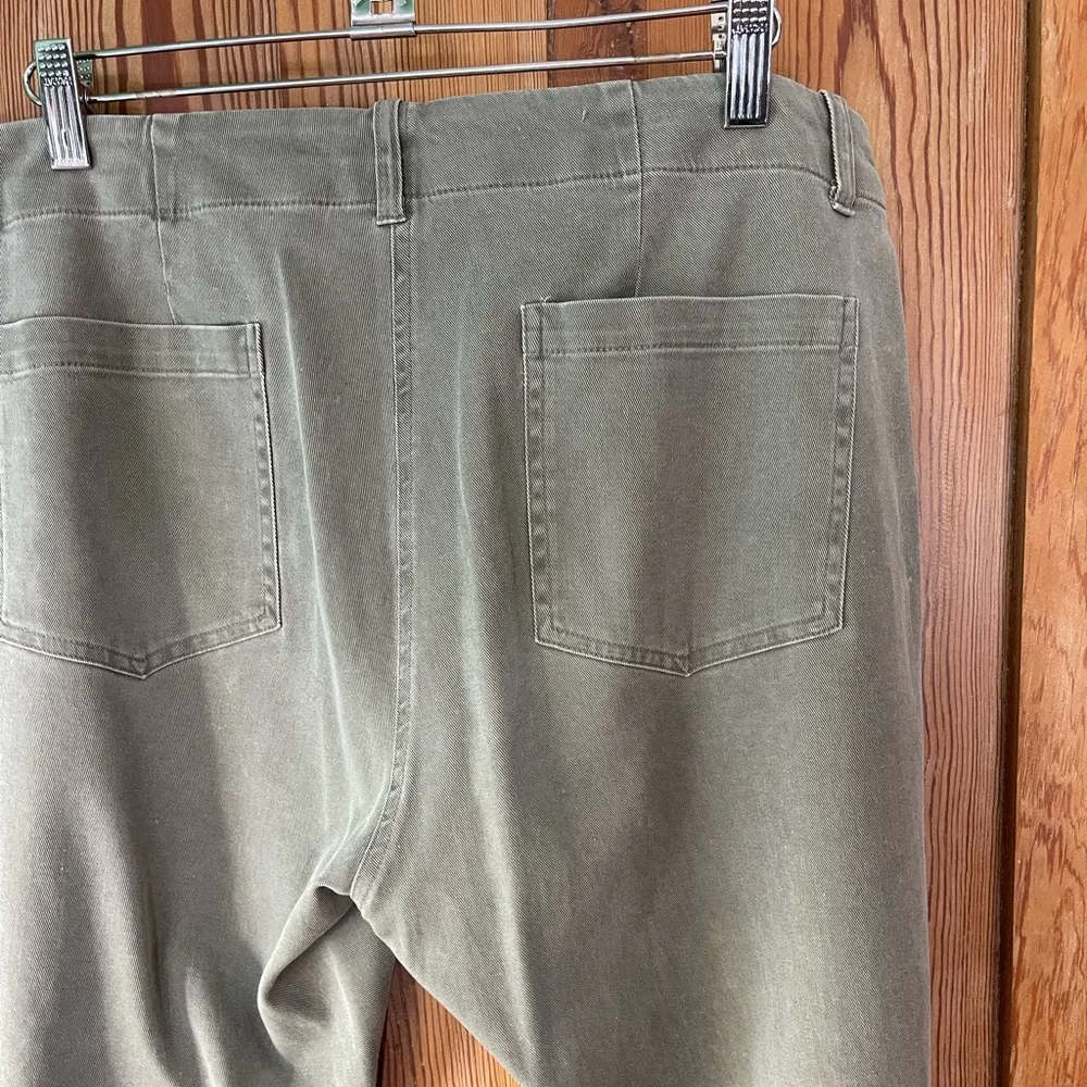 Elliott Lauren Olive Green Twill Joggers ~ Size 12 💛🍄 - Image 4