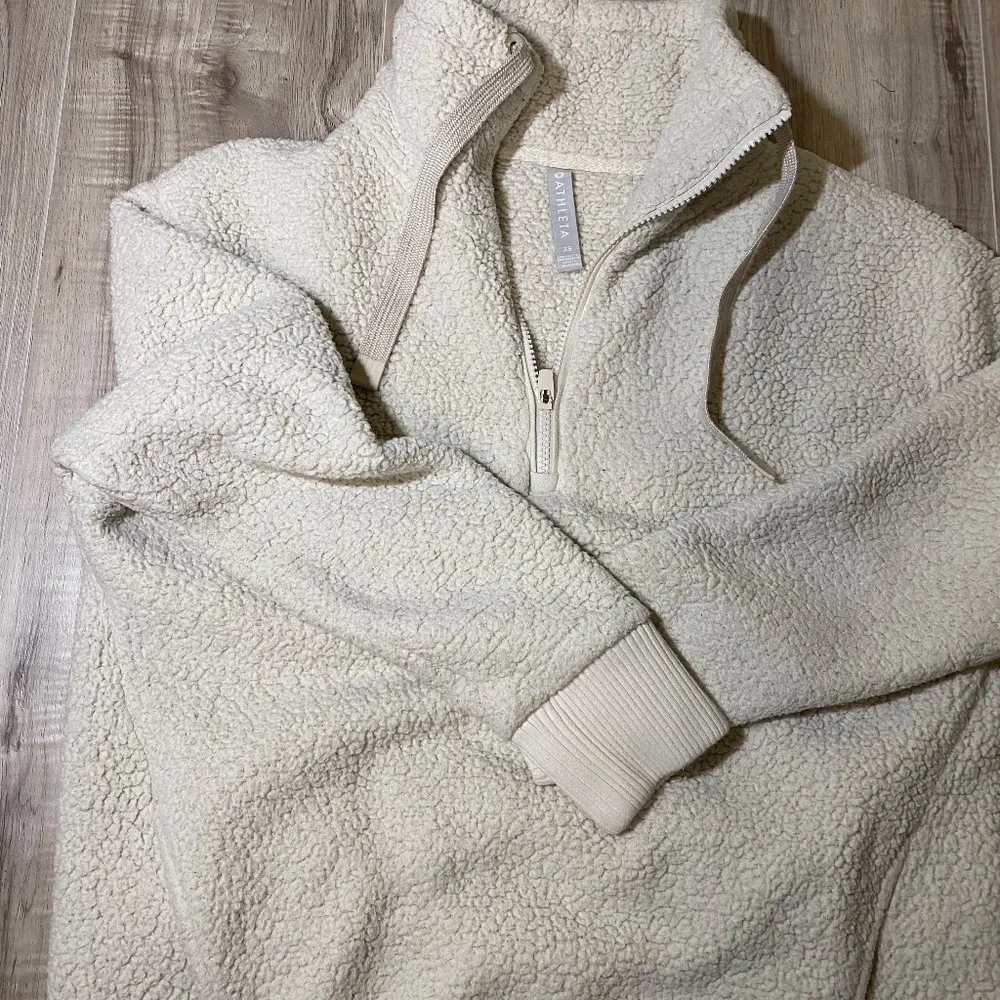 Athleta Talus Sherpa Half Zip - XS - Image 4