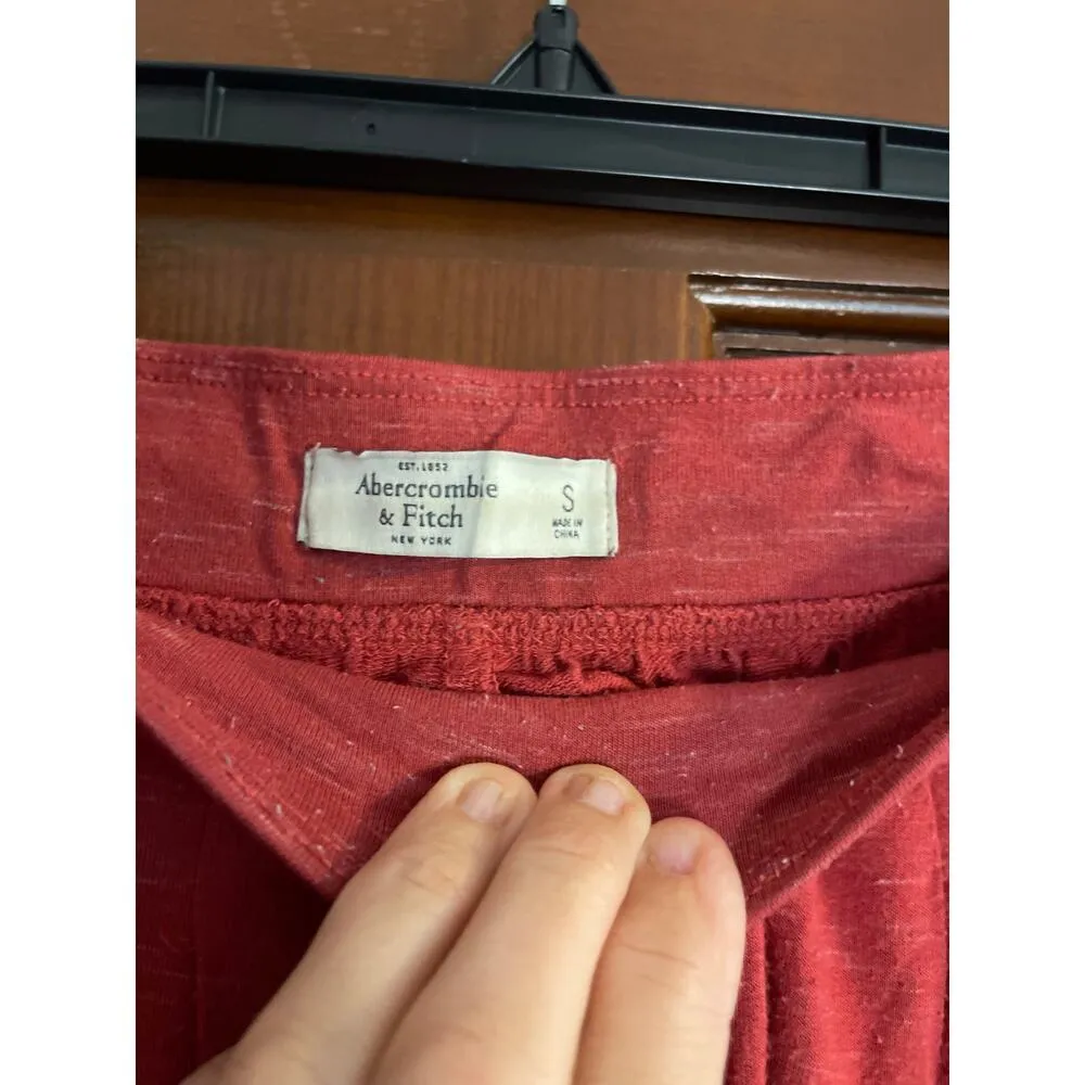 Abercrombie and Fitch elastic waist cinch harem pants size small - Image 3