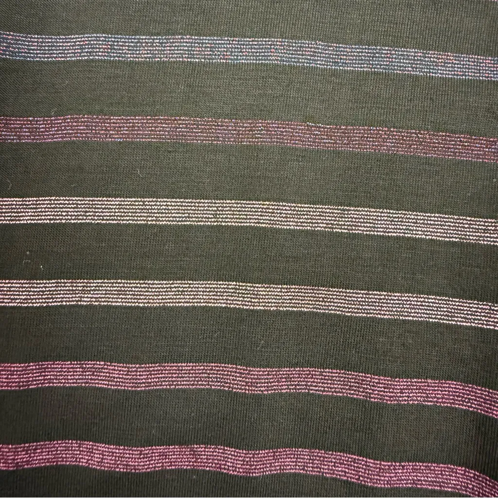 Veronica Beard Marcy Ruched Mini Dress Fuchsia Pink Multi Stripe Metallic Black - Image 13