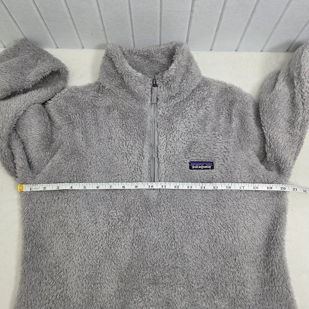 Patagonia Gray‎ Fleece Teddy Pullover Size M - Image 7