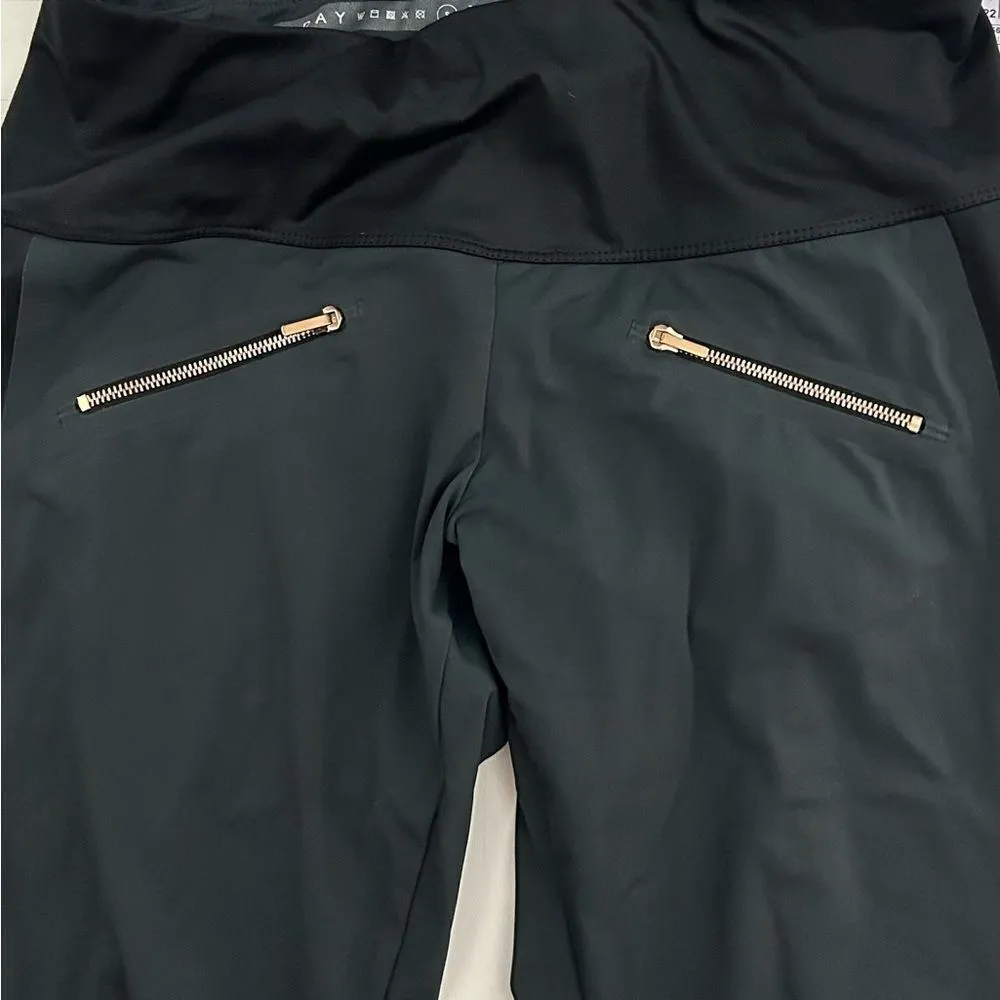 ADAY Black Throw And Roll Leggings Size Small MSRP 145.00 - Image 9