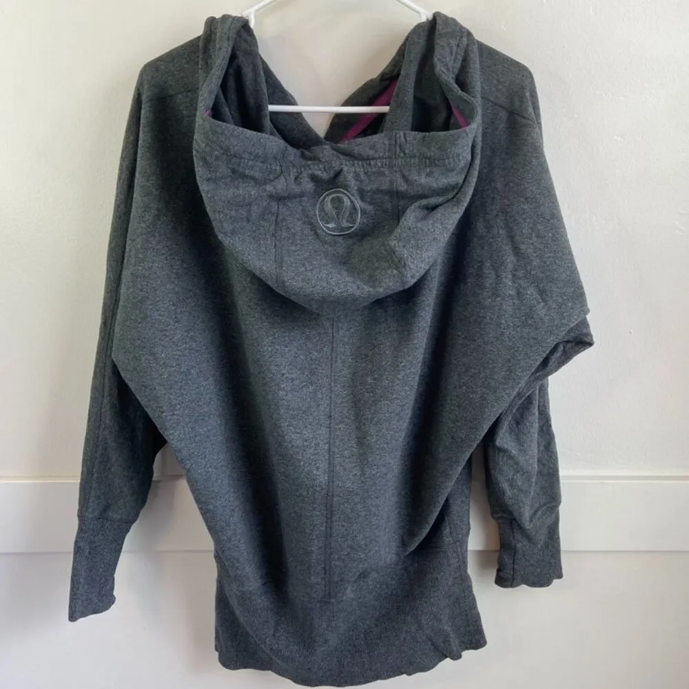Lululemon  Heathered Gray Throwback Flashback Pullover - Image 3