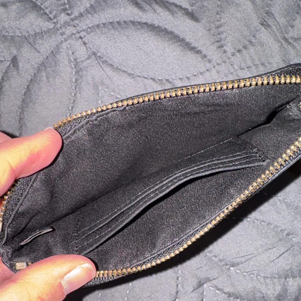 Coach Textured Black Wristlet - Image 4