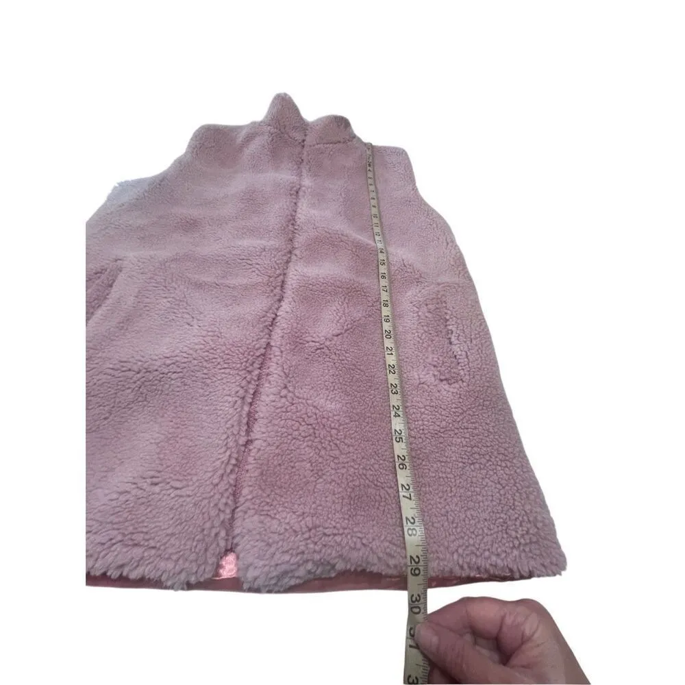 Janice Sherpa Lined Vest Jacket Rose Pink One Size NWT - Image 7