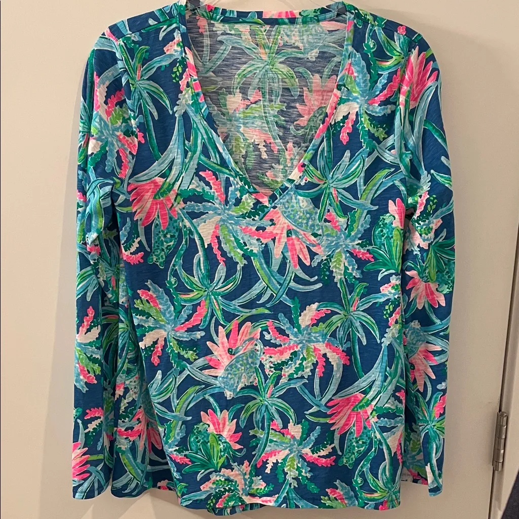 Lilly Pulitzer Etta Long Sleeve tee - Image 2