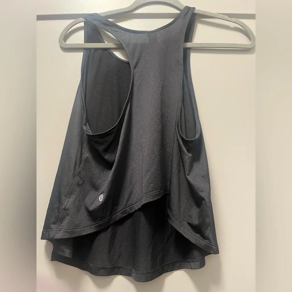 Asics Black Tank Top - Image 2