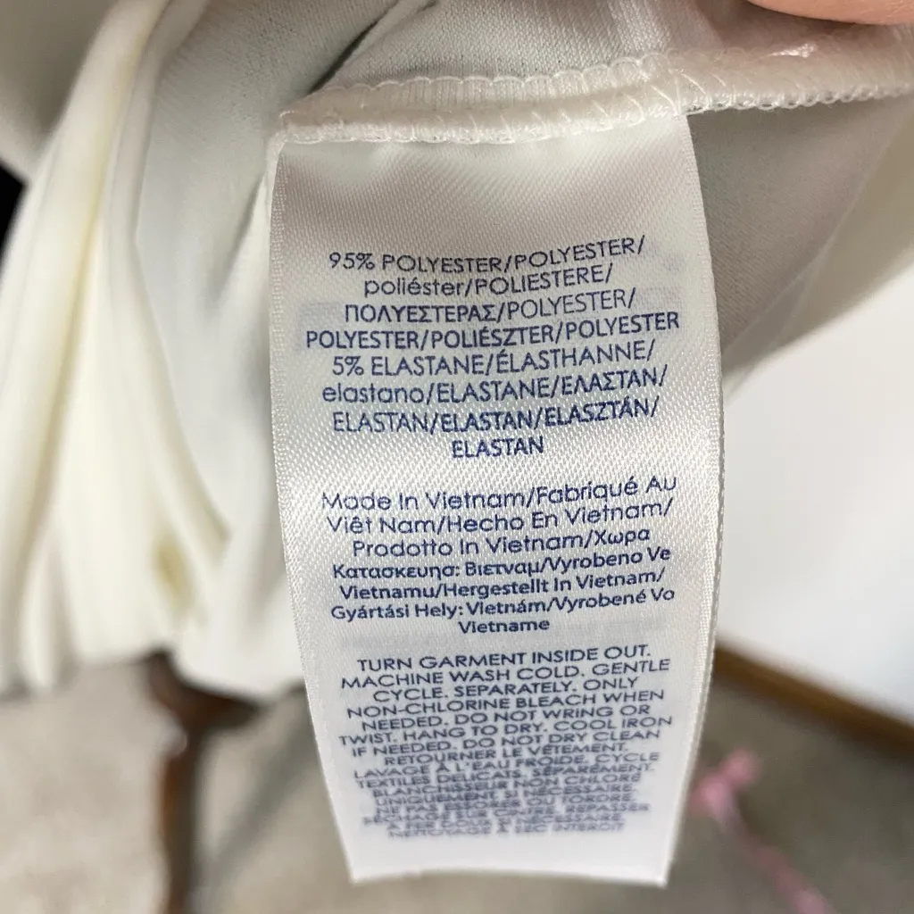 NWT CHAPS Ralph Lauren Colorblock Cold Shoulder Dress - Image 8