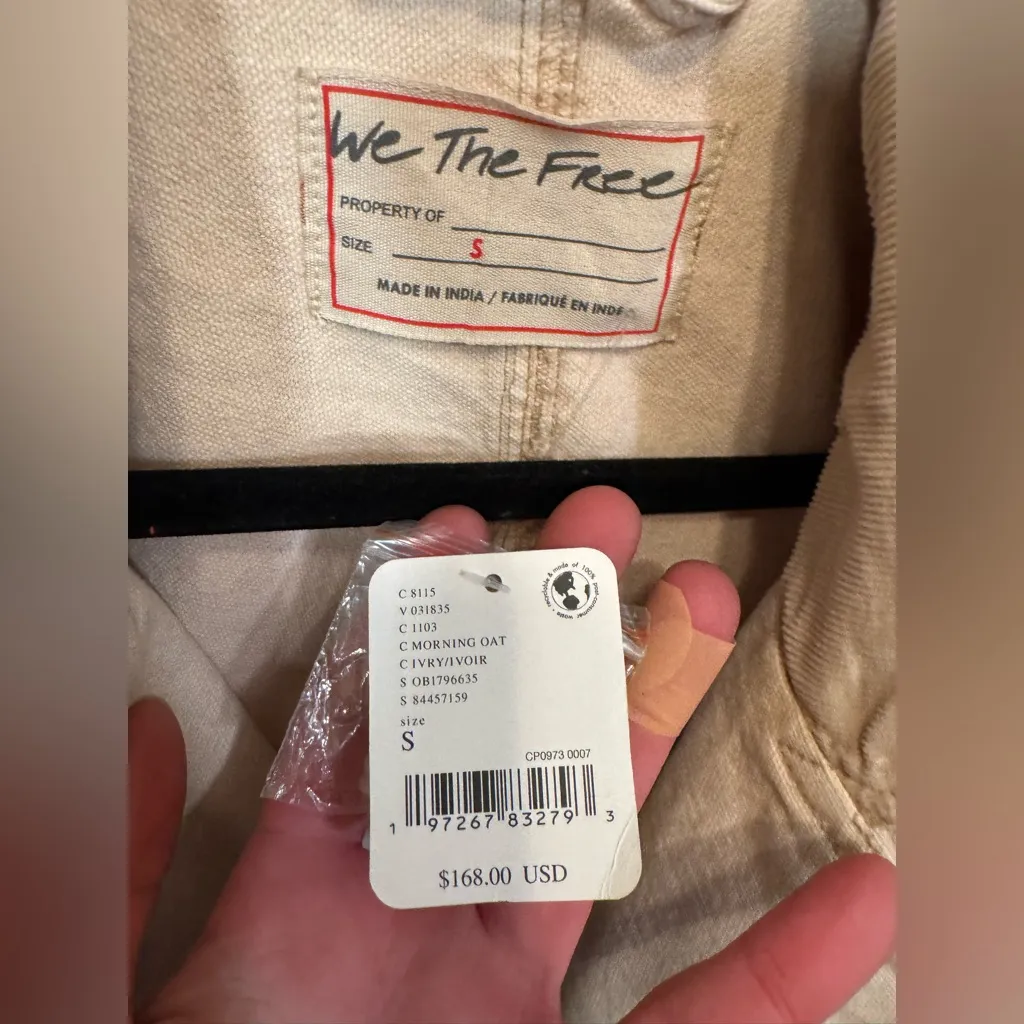 NWT Free People We The Free Viva Surplus Jacket - morning oat ivory - Small - Image 9