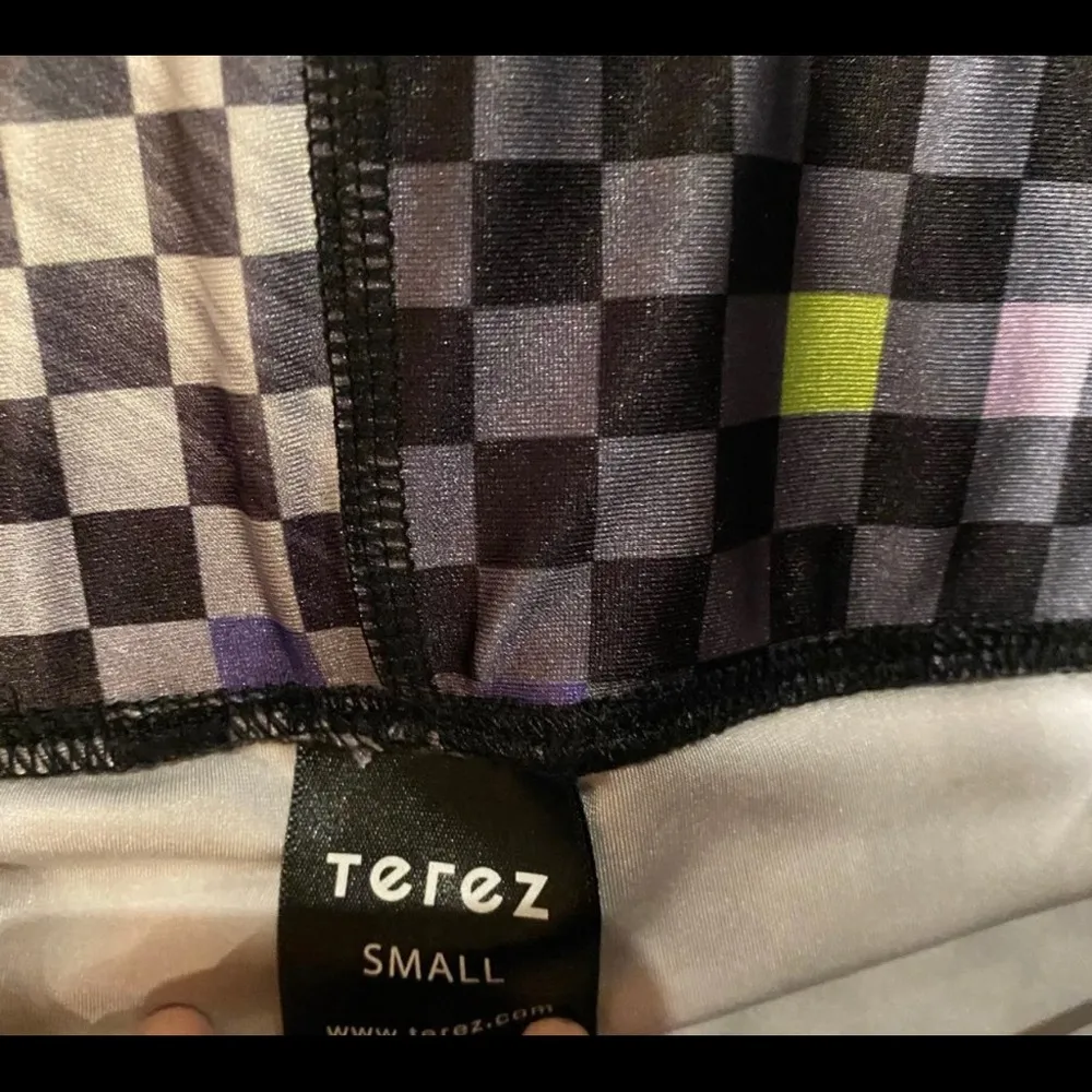 Terez checkered  tall band legging sz S - Image 6