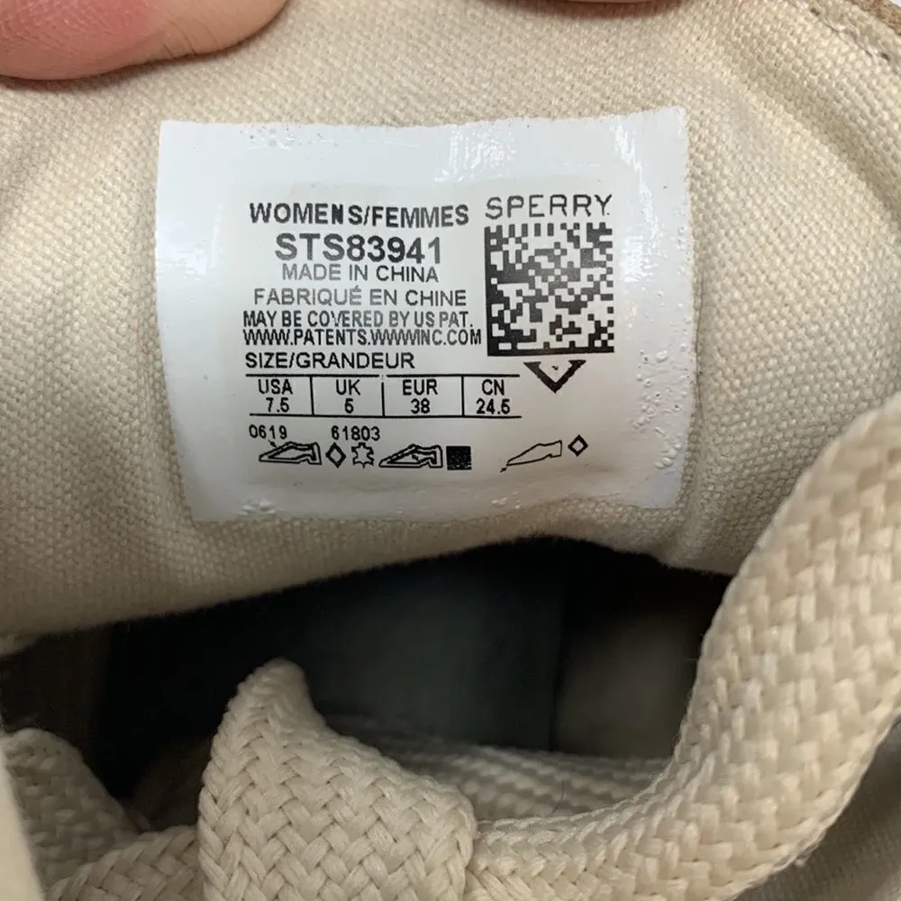 Women’s SPERRY Sage Green Duck Boot size 7.5 - Image 8