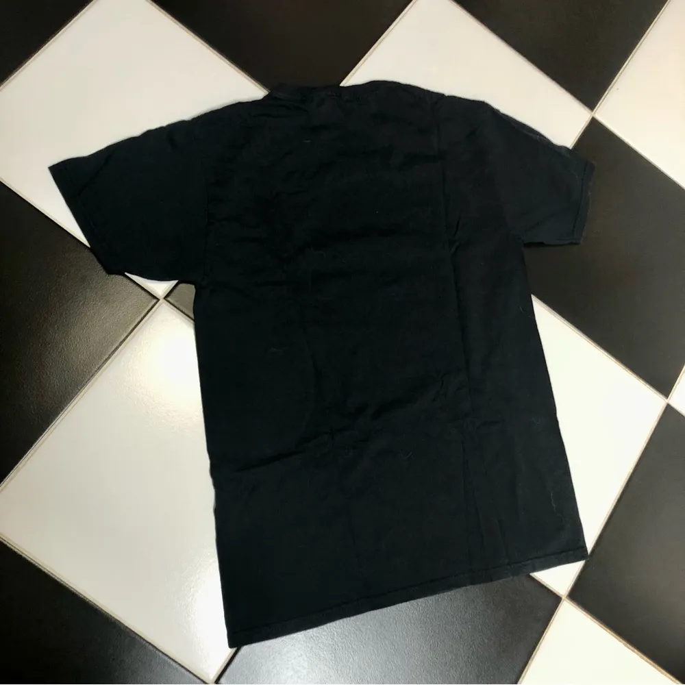 x Google Collab Black Graphic T-Shirt Tee Cheetah Animal Print S - Image 7