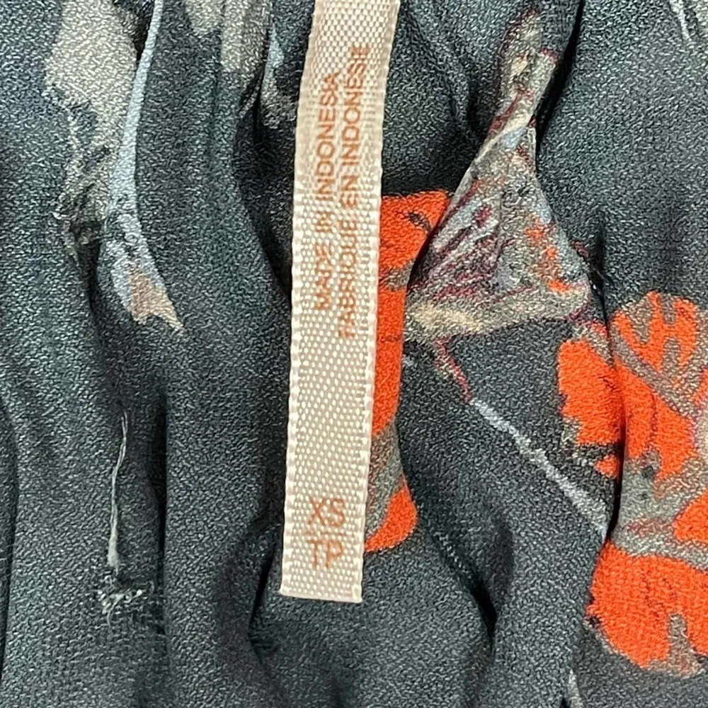 Free People So Fine Printed Smocked Top in Midnight Combo XS Floral Tunic Dress - Image 13