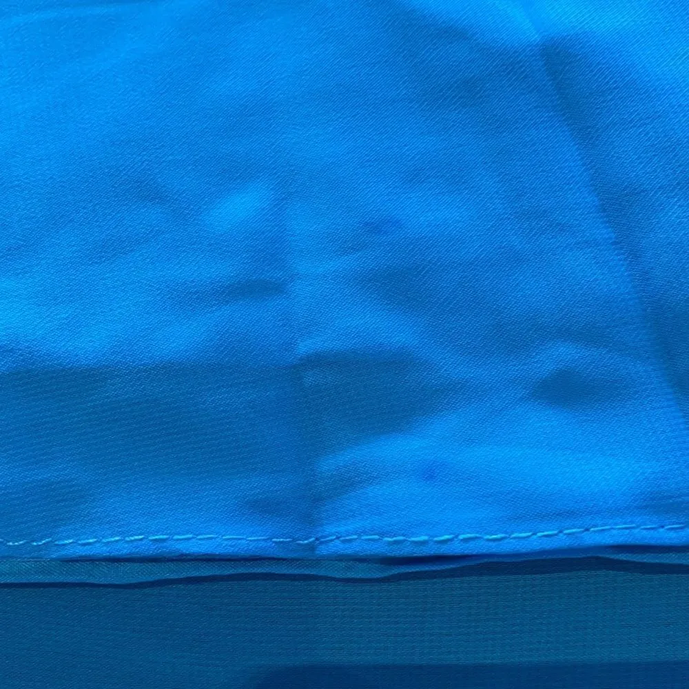 Women’s Blue Prom Party Dress Full Length with Leg Slit 4 **READ DESCRIPTION - Image 10