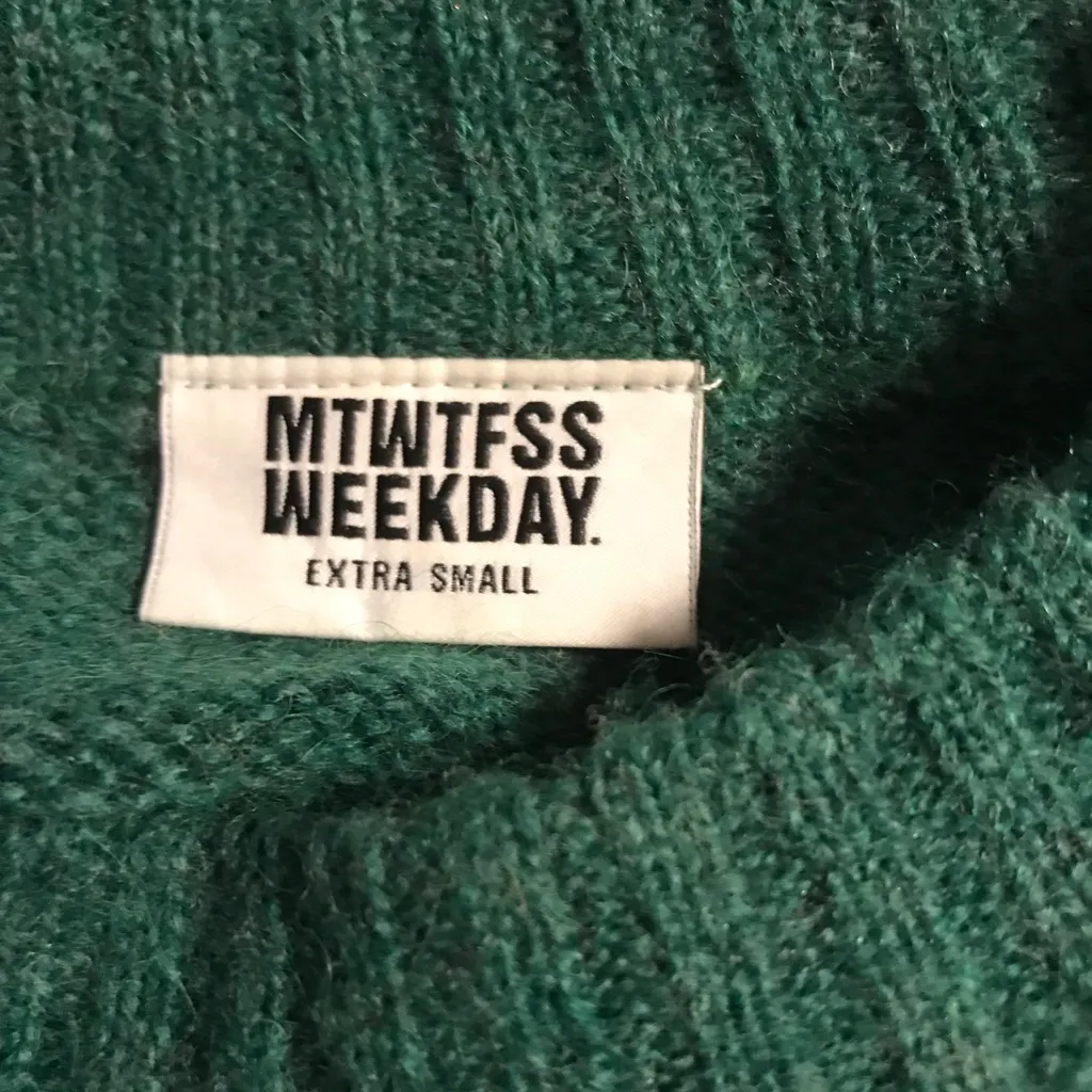 ASOS ❤️ Kelly Green Weekday Sweater via  - Image 4