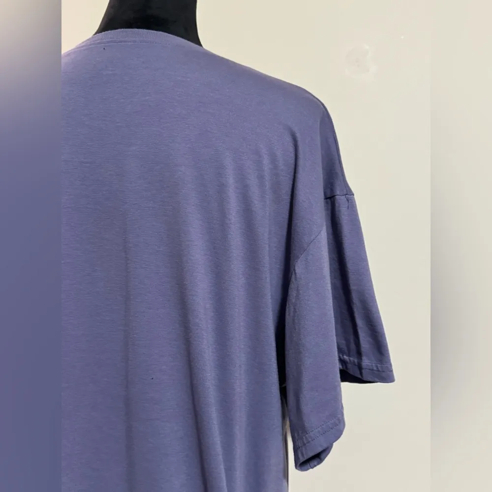 EUC Hasta Siempre Purple and White Sugar Skull Day Of The Dead Graphic Tee XXL - Image 9