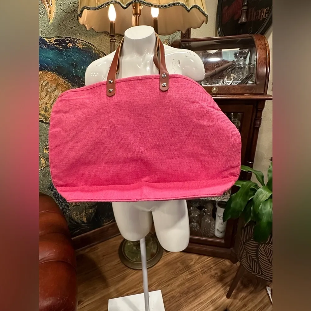 GUC PINK BEACH TOTE BAG WATERPROOF INSIDE - Image 2