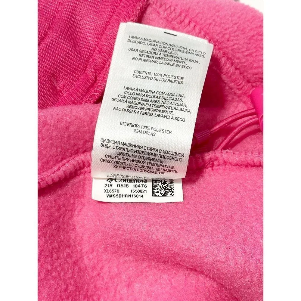 Columbia Women's Sawyer Rapids 2.0 Fleece Jacket Full Zip French Rose Pink Large - Image 15