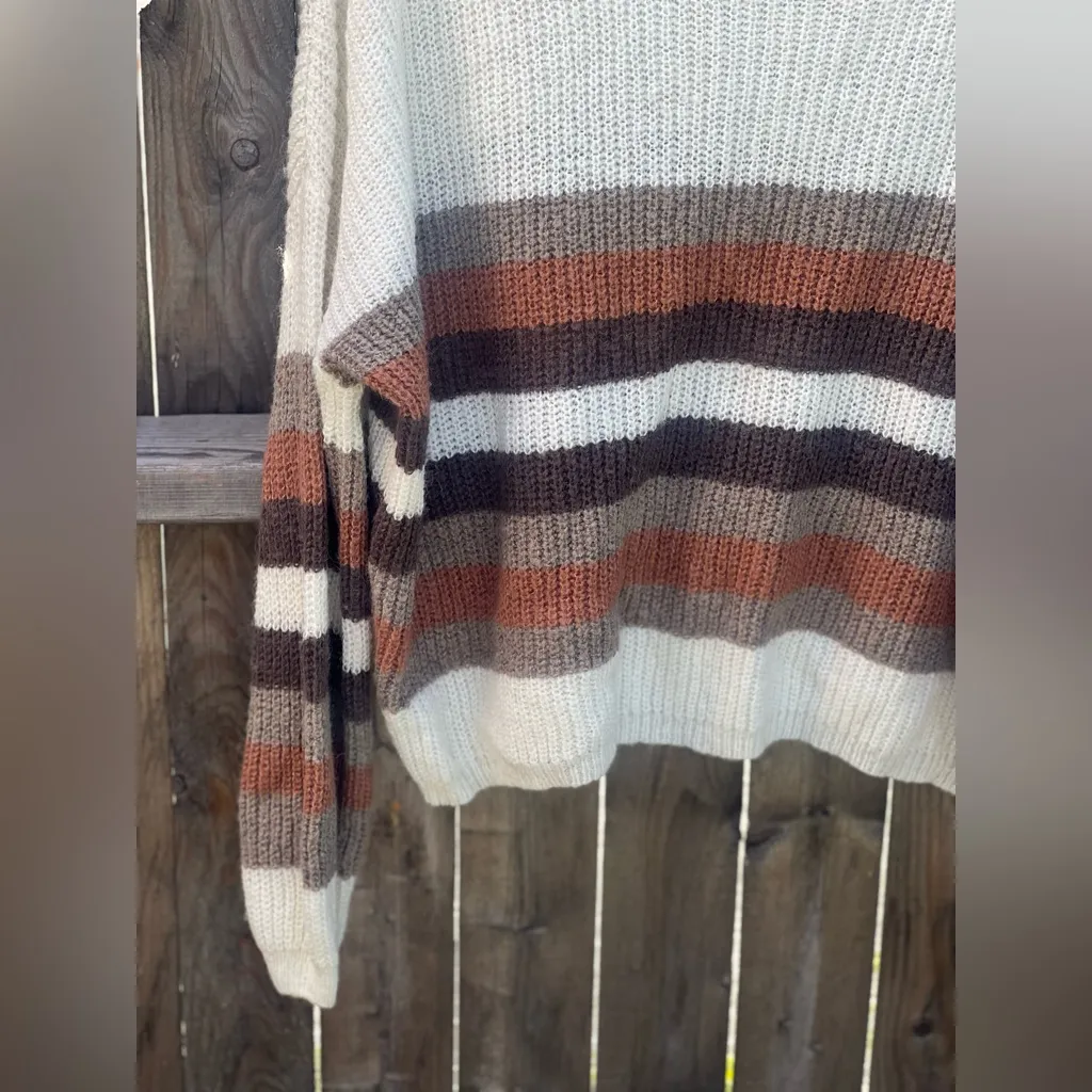 BiBi Striped Sweater Size M - Image 4