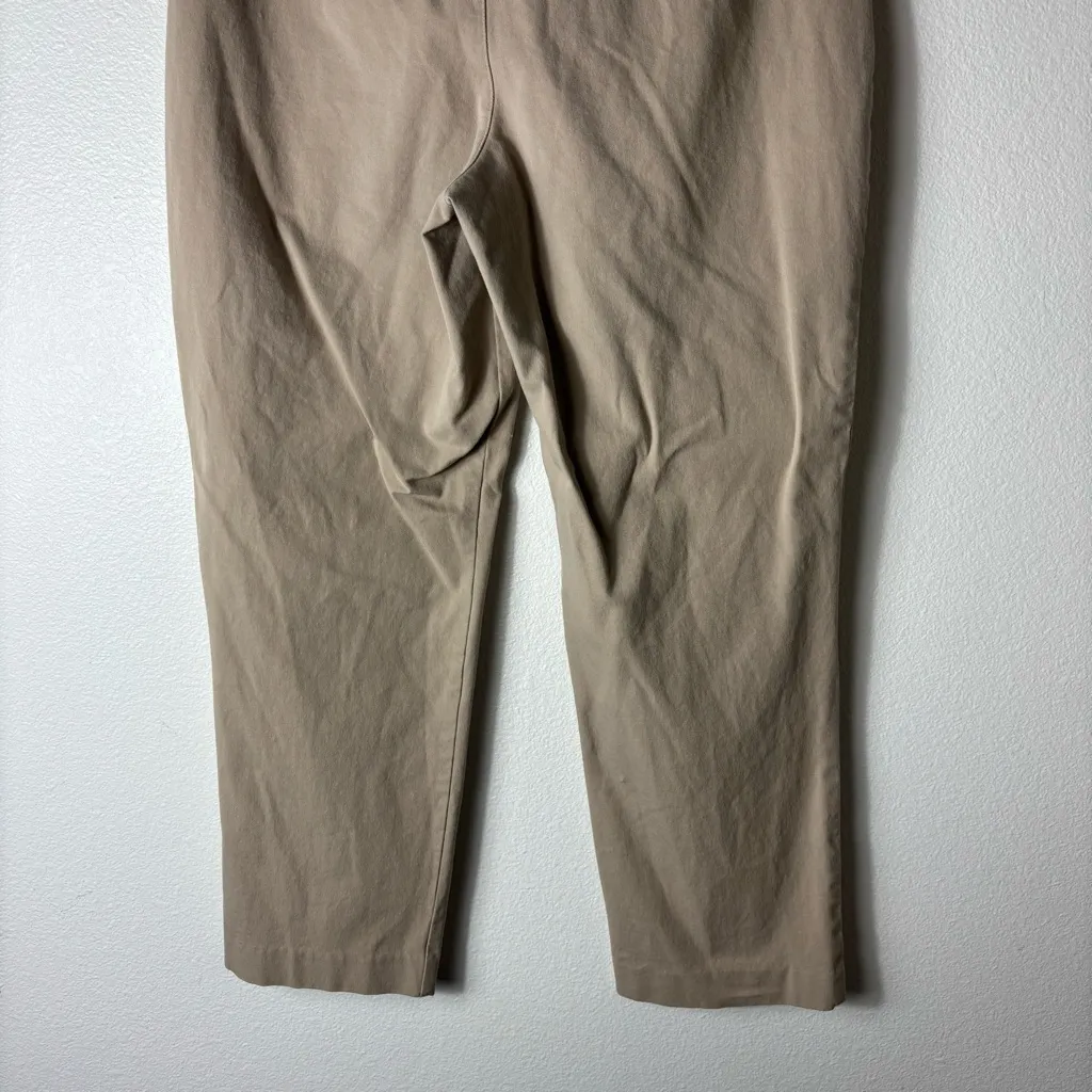Old Navy Mocha Taffy High-Waisted Pixie Straight Pants size 10 - Image 8