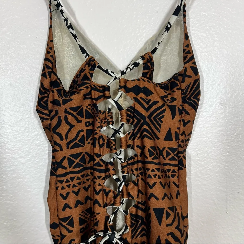 Amuse Society Revolve Henna Jagger Mud One Piece Swimsuit - Image 10