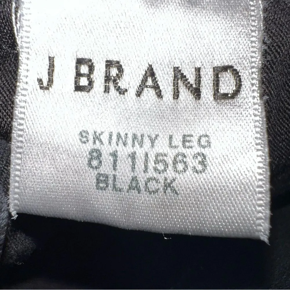 J Brand Women's Skinny Leg in Deep Black Mid Rise Woman's Jeans Size 30 - Image 9