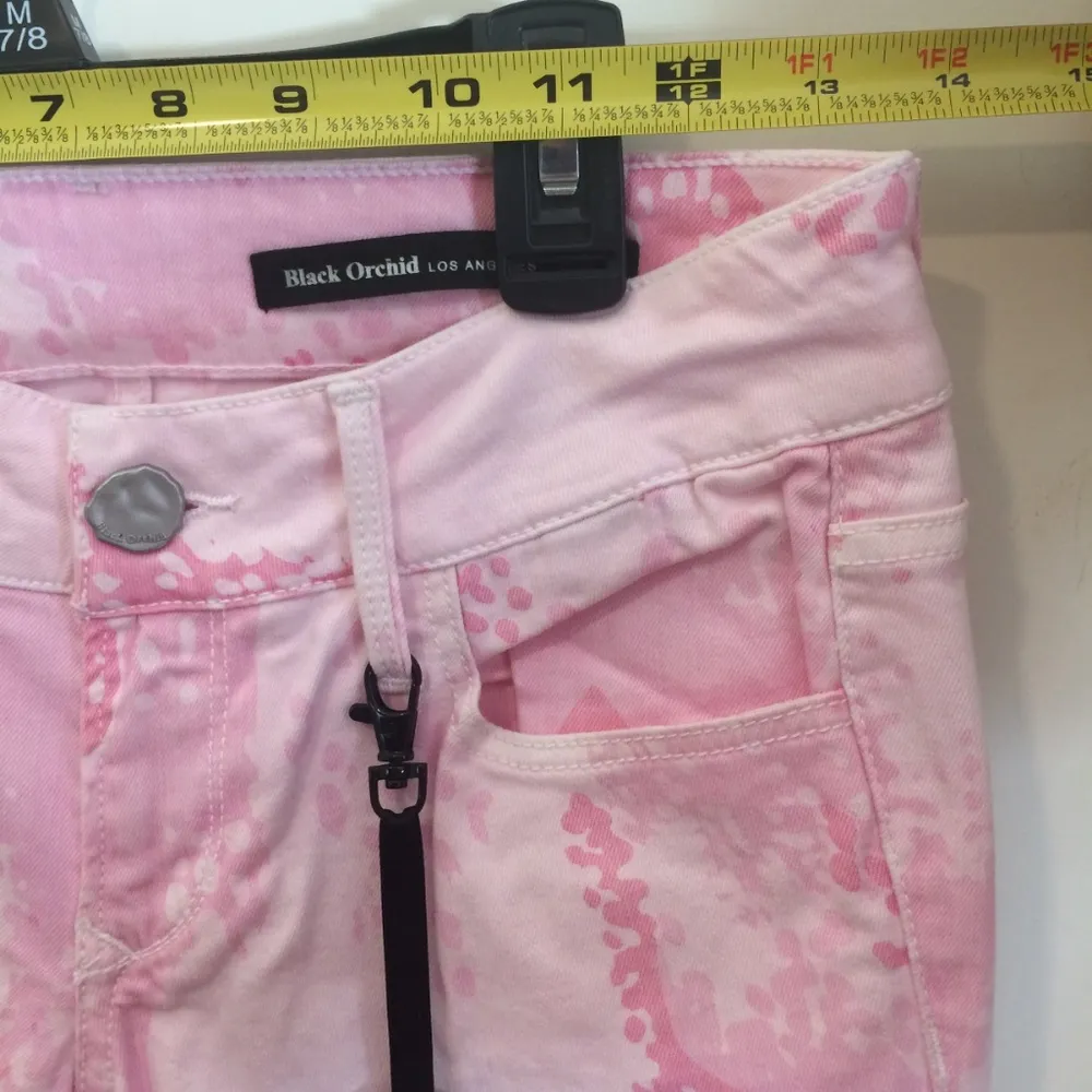 Black Orchid women's two tone dyed skinny stretch jeans 27x30 - Image 6